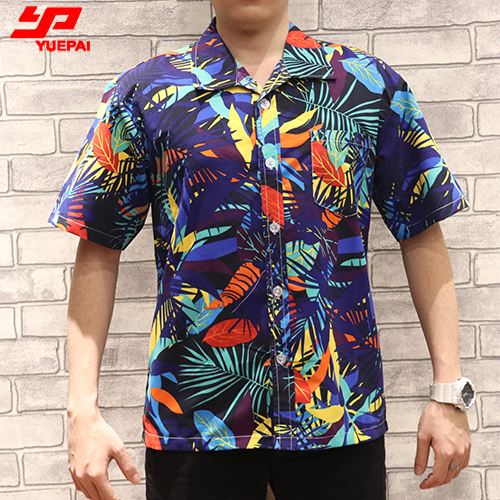 Men's Tropical Zigzag Hawaiian Shirt